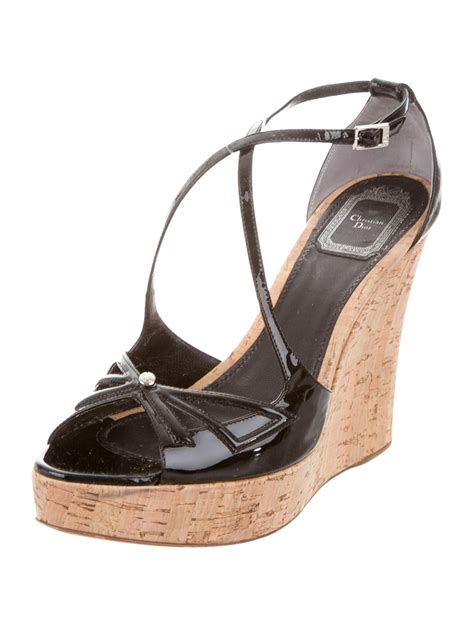 scarpe da donna christian dior|dior wedge platform sandals.